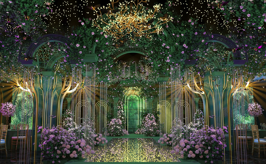 海阳奇妙森林婚礼堂效果展示