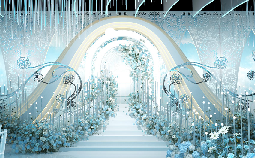 海阳釡香烙馍村水晶厅效果展示